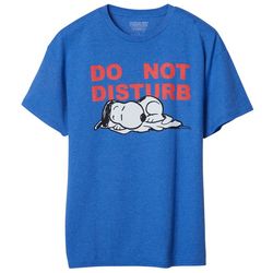 Snoopy Mens Do Not Disturb Short Sleeve T-Shirt