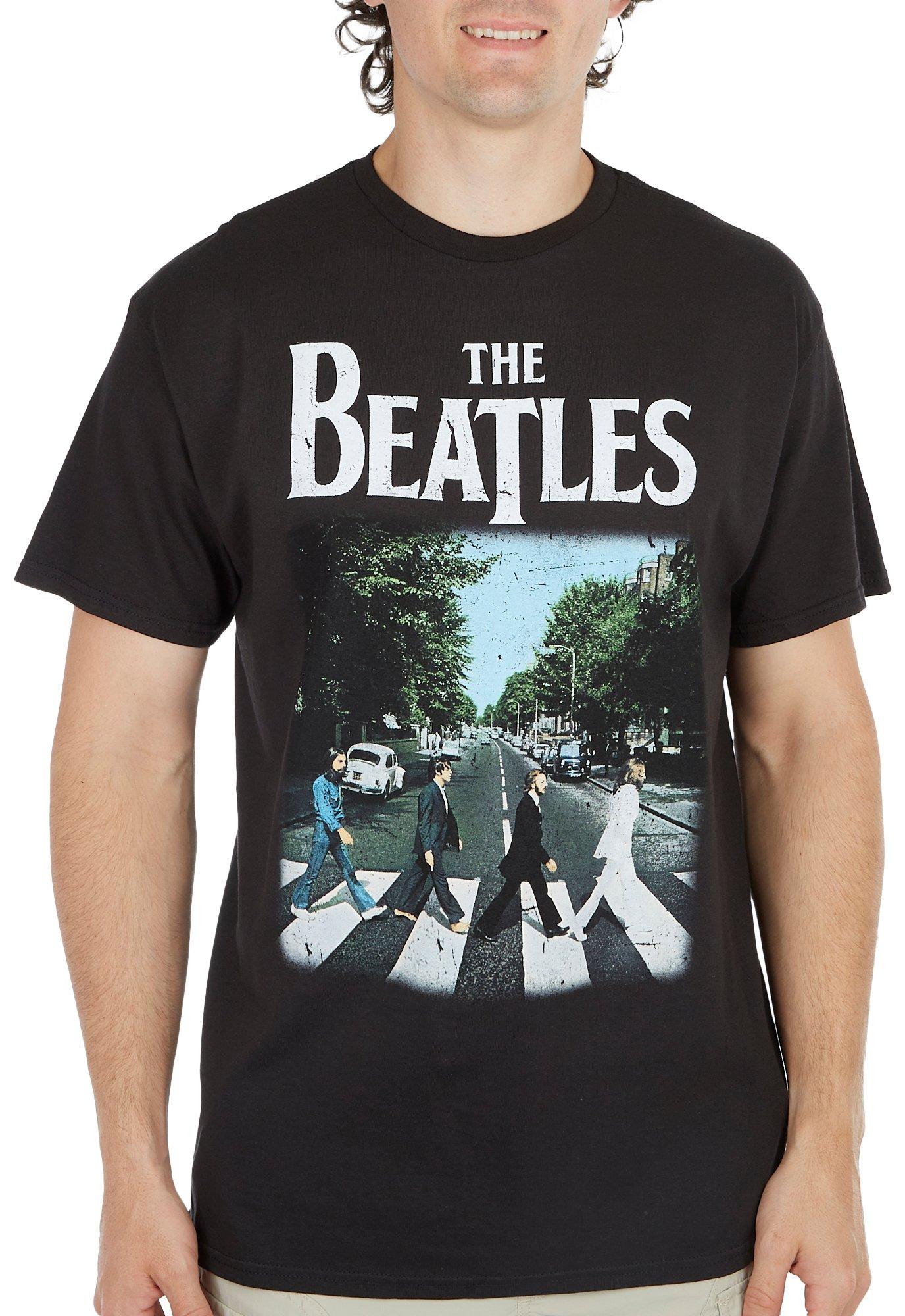 The Beatles Mens The Beatles Screen Print Short Sleeve Tee