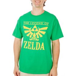 ZELDA Mens Zelda Icon Graphic Print Short Sleeve T-Shirt