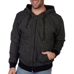 Ocean Current Mens Sherpa Lined Hooded Jacket