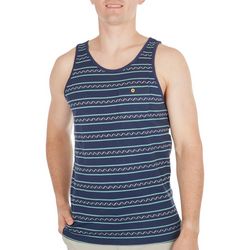 Astronomy Mens Chest Pocket Stripe Muscle Tank Top