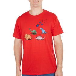 Ocean Current Mens Dinosaur Extinction Short Sleeve T-Shirt