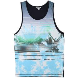 Mens Palm Tree Muscle Tank Top
