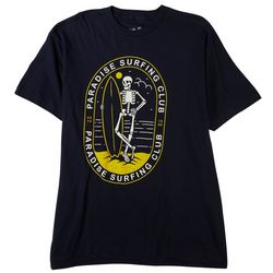 TEE LUV Mens Paradise Surfing Club Tee Graphic T-Shirt