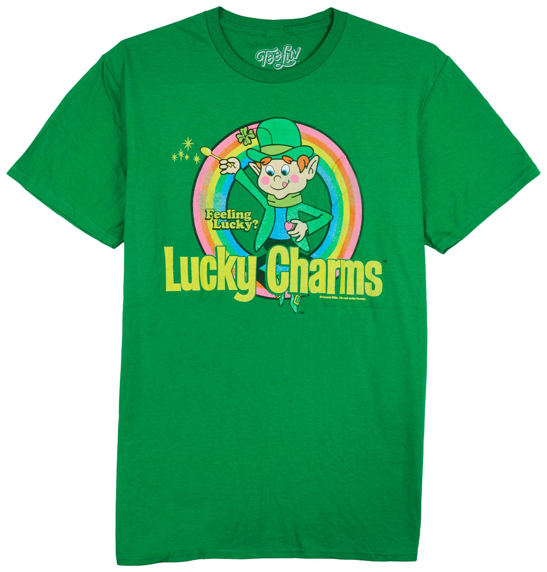 TEE LUV Mens Lucky Charms Short Sleeve T-Shirt