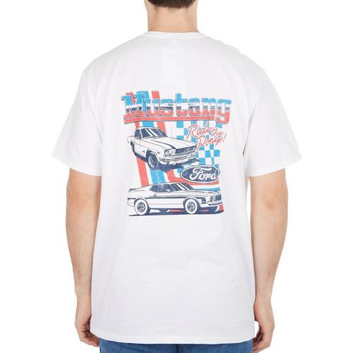 Ford Mens Mustang Ride The Pony Short Sleeve