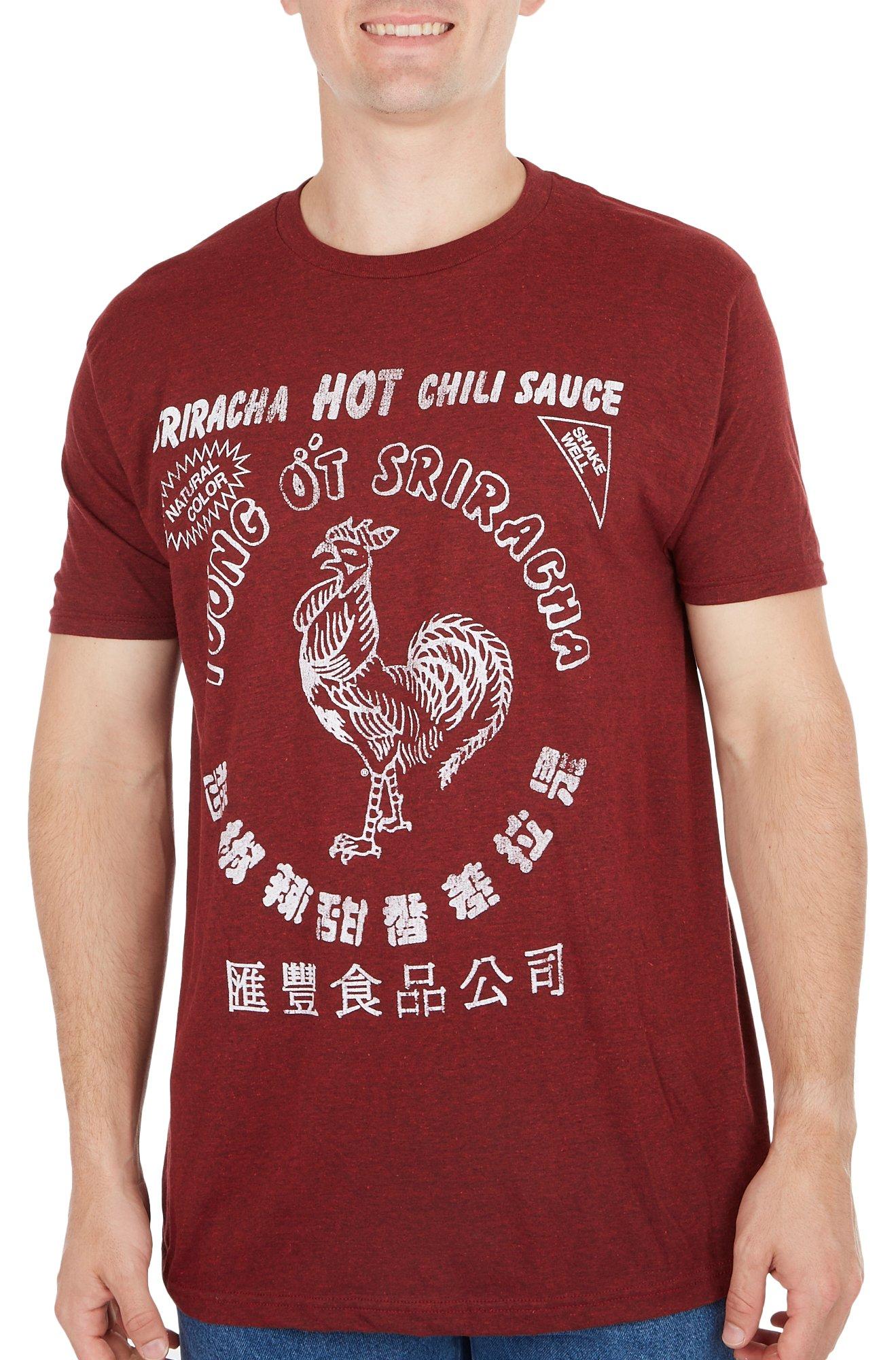 Sriracha Mens Hot Chili Sauce Short Sleeve T-Shirt
