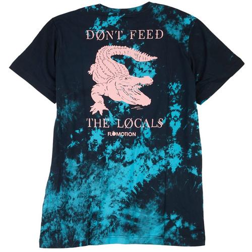 Flomotion Mens The Locals Tie Dye Graphic T-Shirt