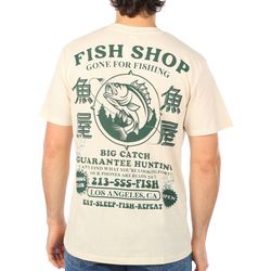 Recycled Threads Mens Fish Shop Short Sleeve T-Shirt