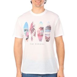 Recycled Threads Mens Surf Paradise Short Sleeve T-Shirt