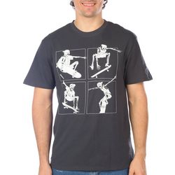Recycled Threads Skater Skeleton Short Sleeve T-Shirt