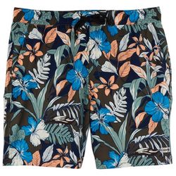 PROJEK RAW Mens 8 Floral Print Swim Shorts