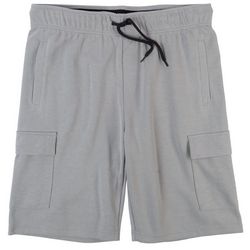 Hollywood Mens Fleece Knit Activeflex Solid Shorts