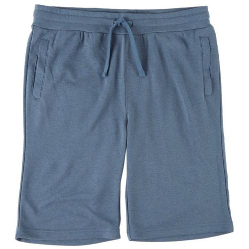Hollywood Mens Solid 11 in. Fleece Shorts