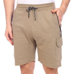 WXYZ Mens 7 In. Zippered Cargo Fleece Shorts