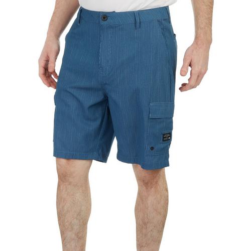 Ocean Current Mens Textured Cargo Shorts