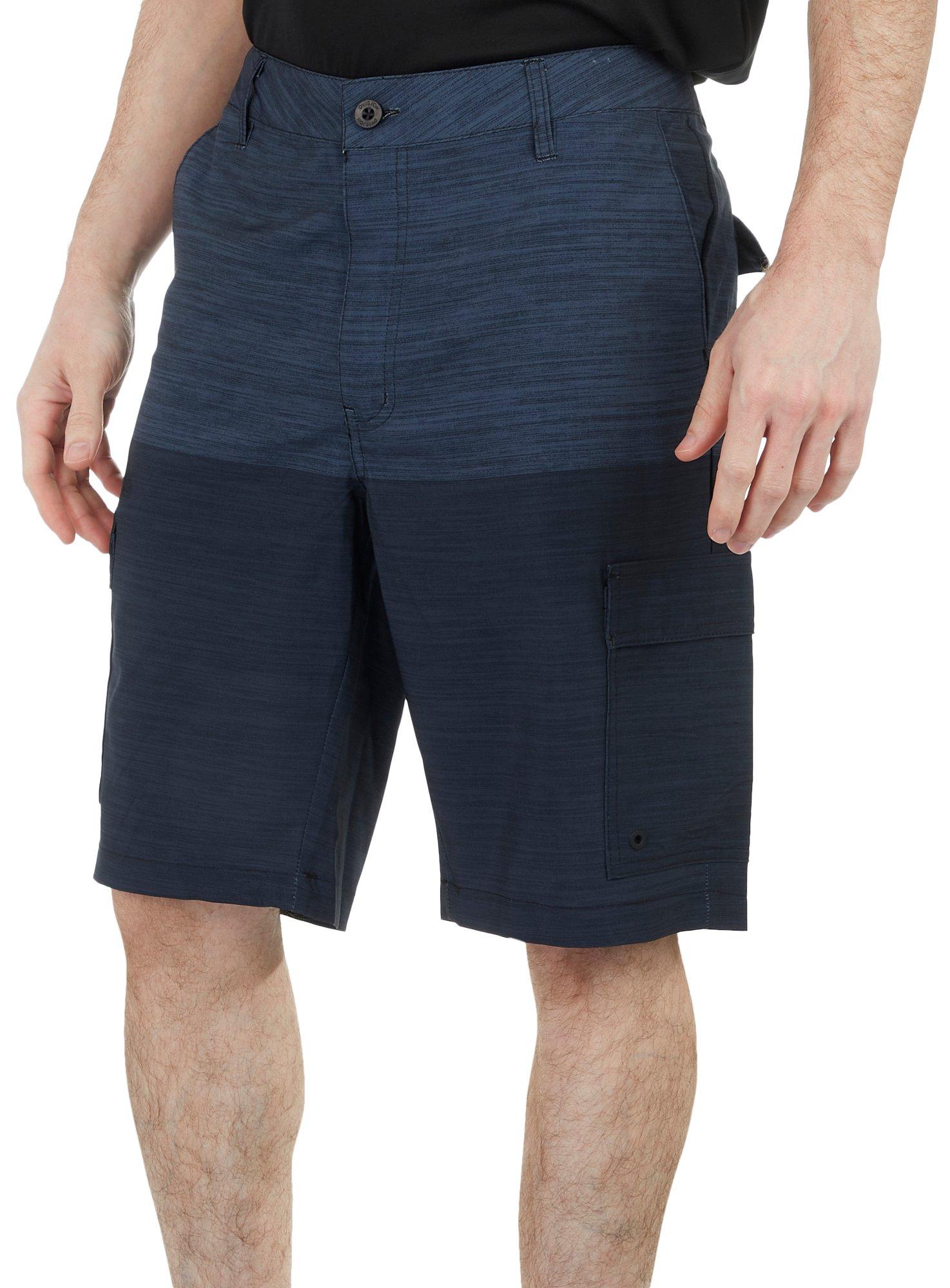 Mens Colorblock Cargo Shorts