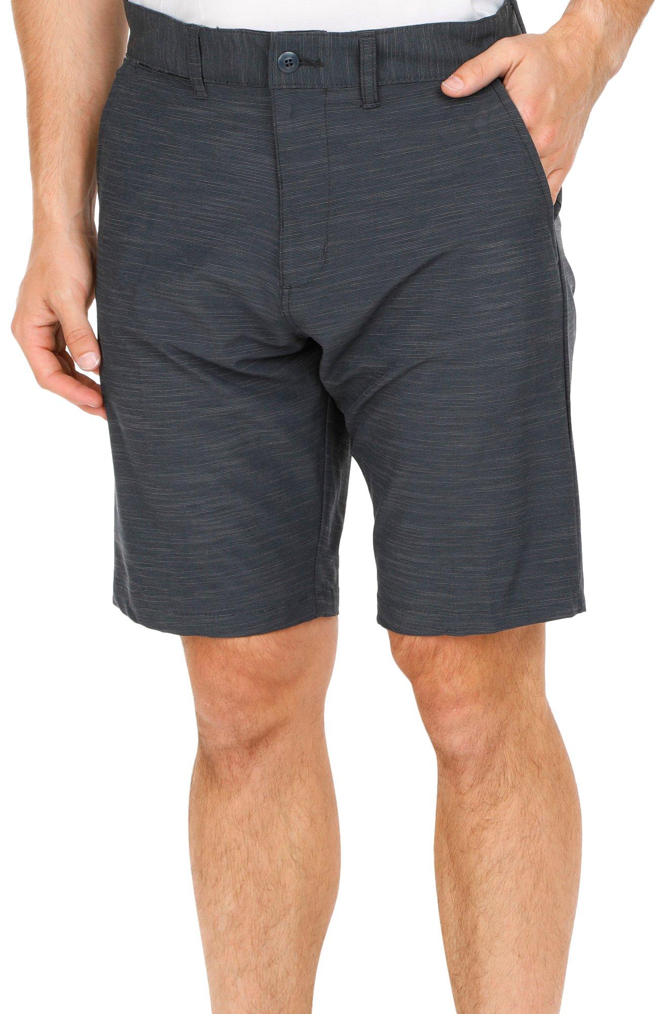 Reel Legends Mens Solid Sandbar Shorts - Black - 40W