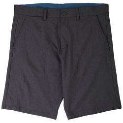 Burnside Mens Front Zip Hybrid Shorts