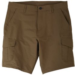 Burnside Mens Hybrid Solid Nylon Cargo Shorts
