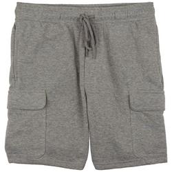 Mens 7 in. Cargo Fleece Shorts