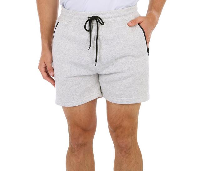 BROOKLYN CLOTH Mens 5 in. Fleece Pocket Shorts