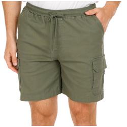 Mens 6.5 in. Pull On Cargo Shorts
