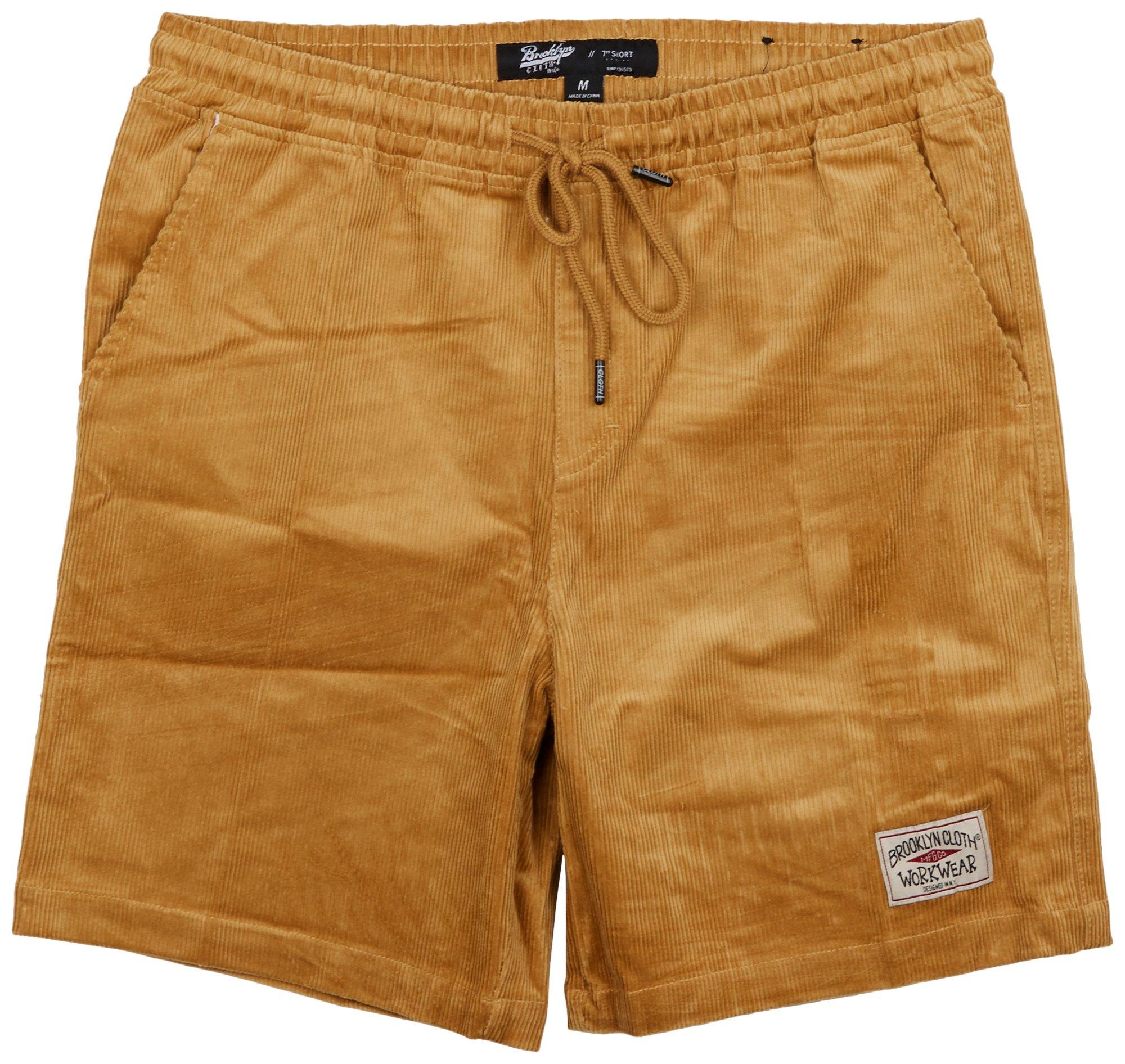 Mens 7in. Corduroy Pull-On Shorts