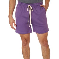 BROOKLYN CLOTH Mens 5 in. Solid Core Fleece Shorts