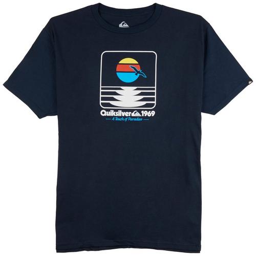 Quiksilver Mens Sunset Now Paradise Short Sleeve Tee