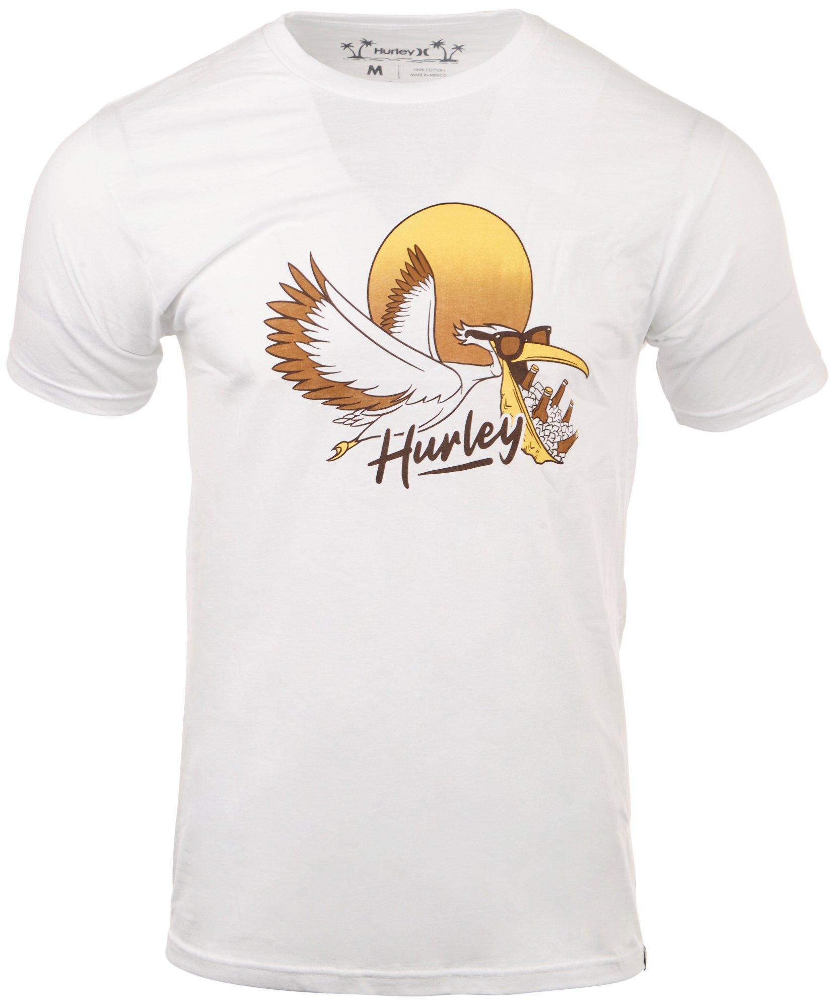 Hurley Mens Beer Run Short Sleeve T-Shirt