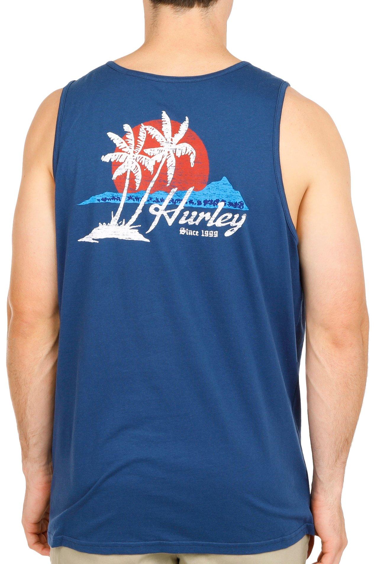 Hurley Mens Solid Bamboo Muscle Tank Top