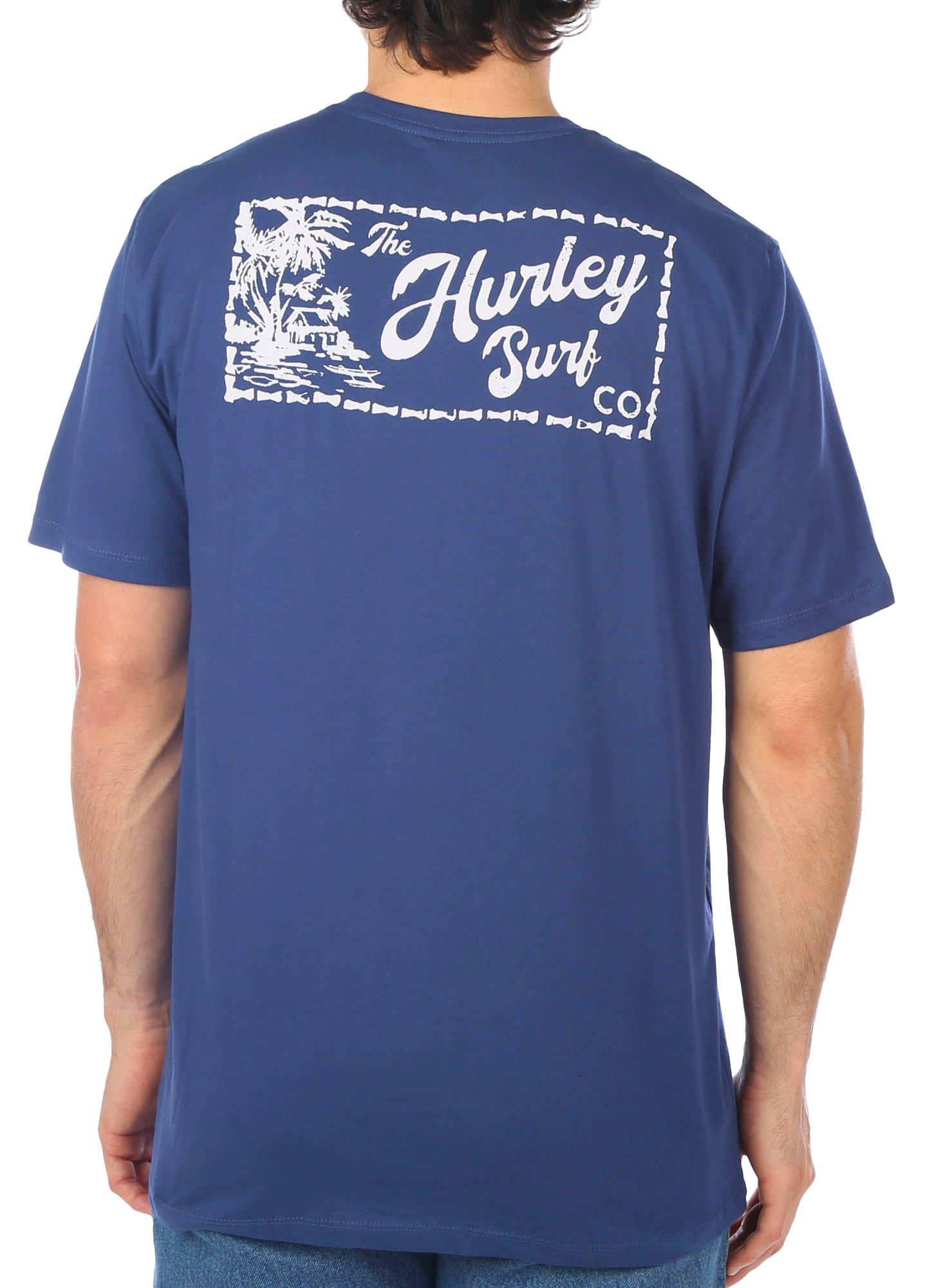 Hurley Mens Graphic Short Sleeve T-Shirt