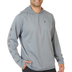 Hurley Mens Solid Hybrid Lightweight Hooded T-Shirt