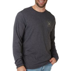 Hurley Mens Heather Solid Everyday Washed Long Sleeve Tee