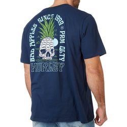 Hurley Mens Everyday Washed Skull Pineapple T-Shirt