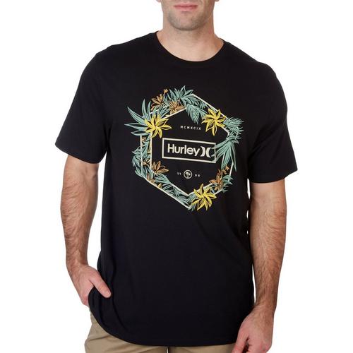 Hurley Mens Everyday Jungle Short Sleeve T-Shirt