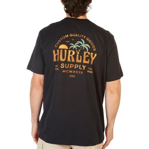 Hurley Mens Everyday Washed Double Short Sleeve T-Shirt