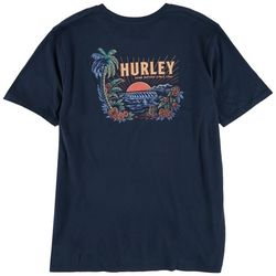 Hurley Mens Dark Water Graphic T-Shirt