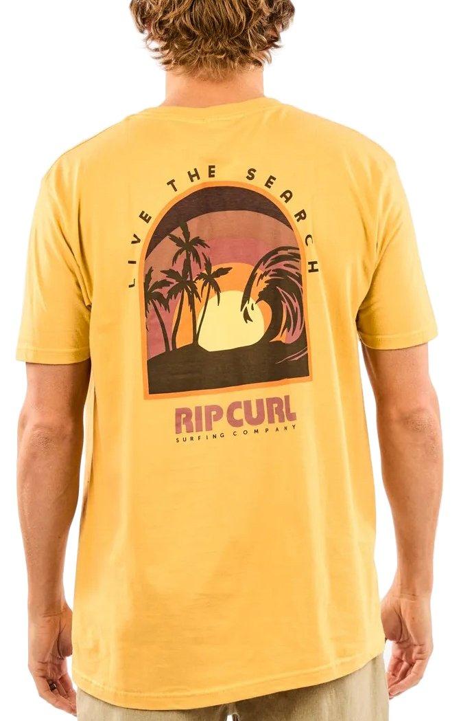 Rip Curl Mens Surf Rivaval Coconut  Short Sleeve T-Shirt
