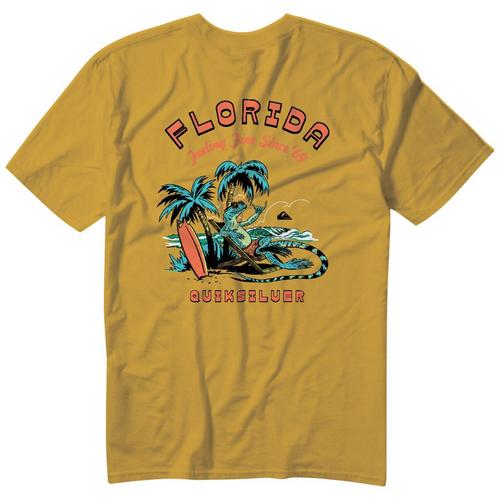 Quiksilver Mens Florida Lounge Lizard Short Sleeve T-Shirt