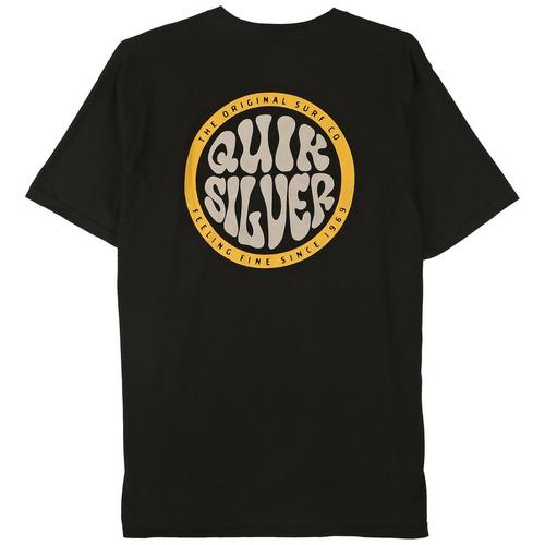 Quiksilver Mens Boulder Type Motto Graphic T-Shirt