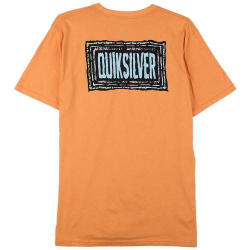Quiksilver Mens Echoed Beat Motto Graphic T-Shirt