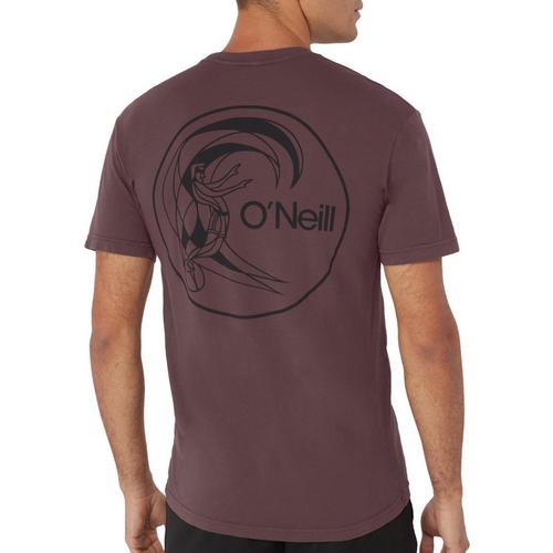 O'Neill Mens Mythic Circle Short Sleeve Graphic T-Shirt
