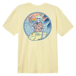 Mens Beach Bones Short Sleeve Graphic T-Shirt
