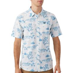 Mens UPF Traverse Hawaii  Short Sleeve Button-Up Shirt