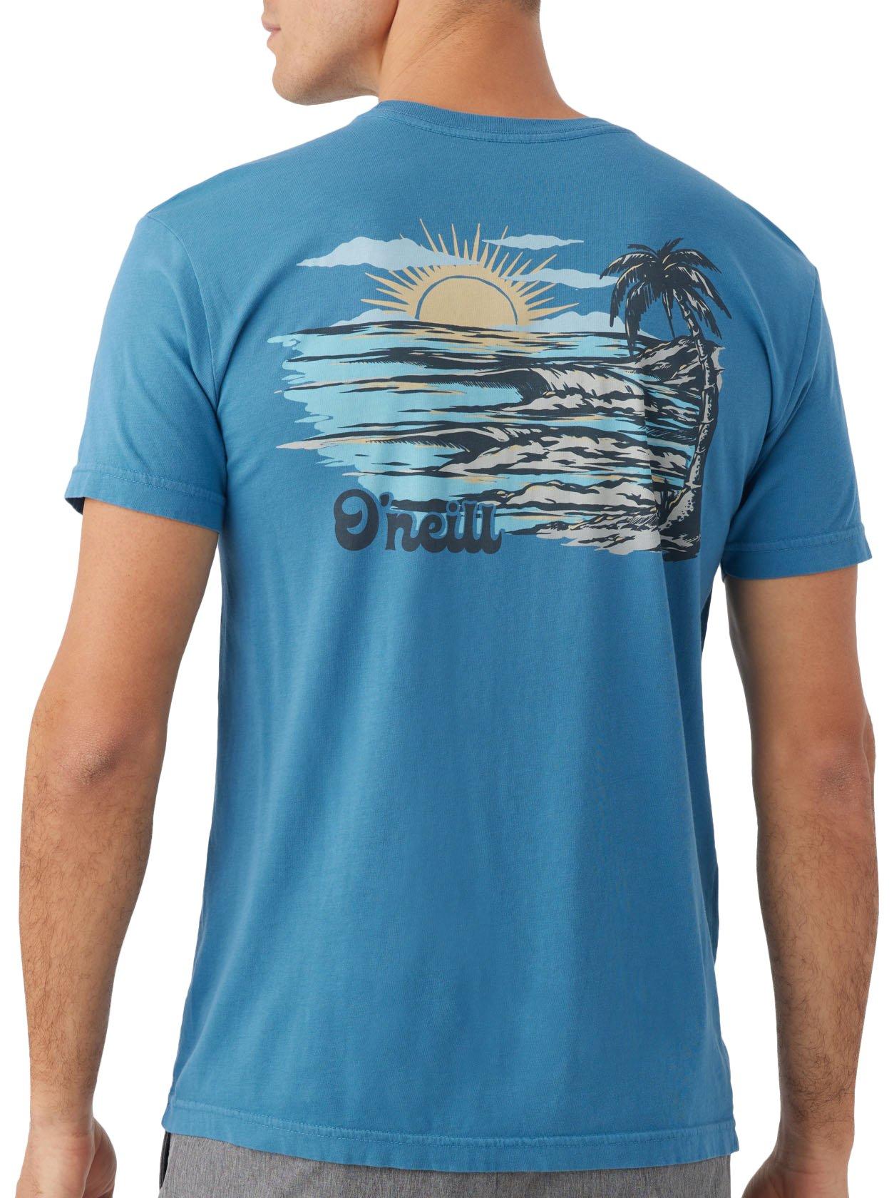 Reel Legends Mens Marlin Wave Long Sleeve T-Shirt
