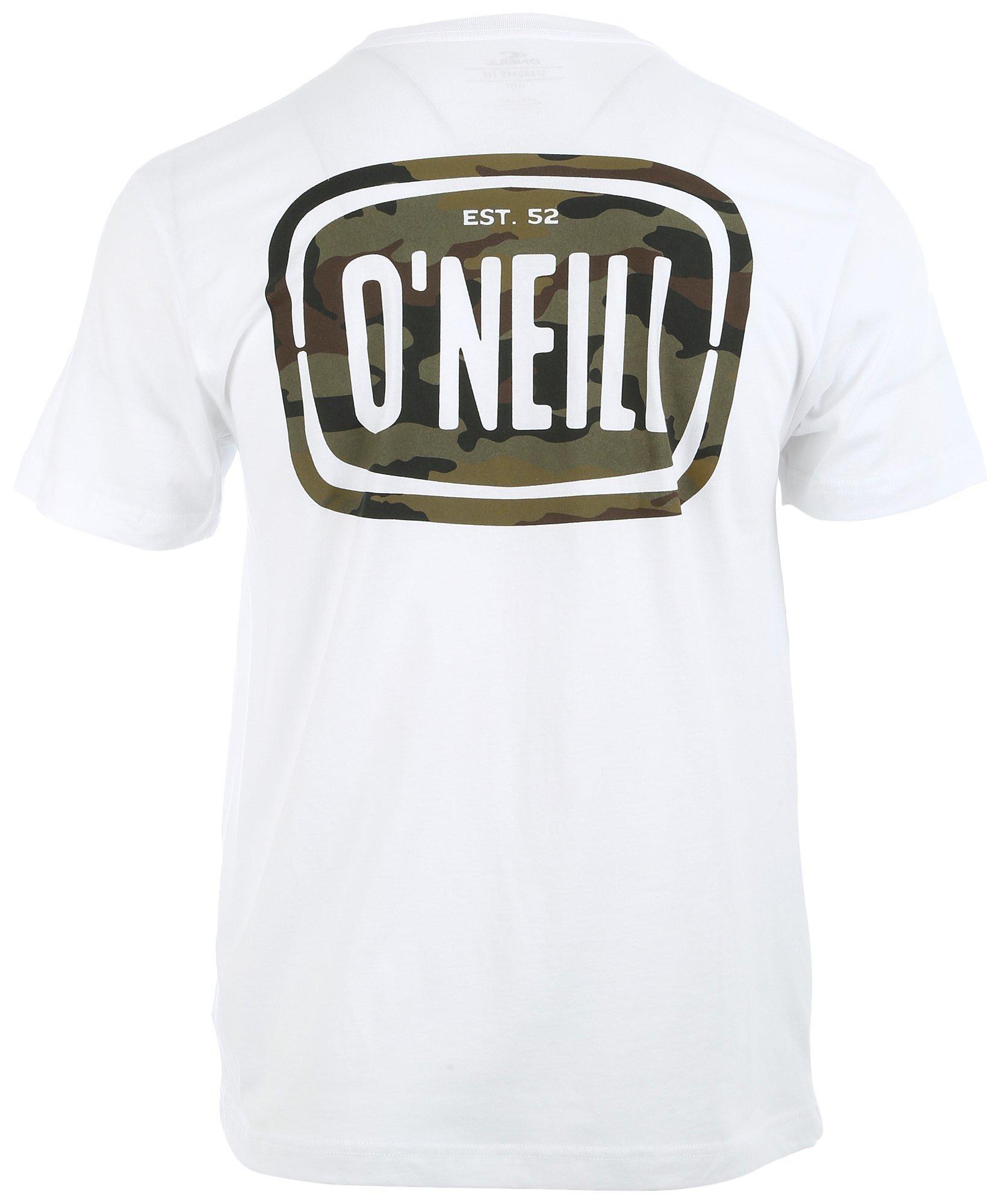 O'Neill Mens Camo Logo Short Sleeve T-Shirt