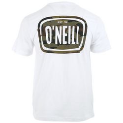 O'Neill Mens Camo Logo Short Sleeve T-Shirt