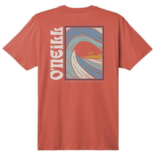 O'Neill Mens Side Wave Short Sleeve T-Shirt